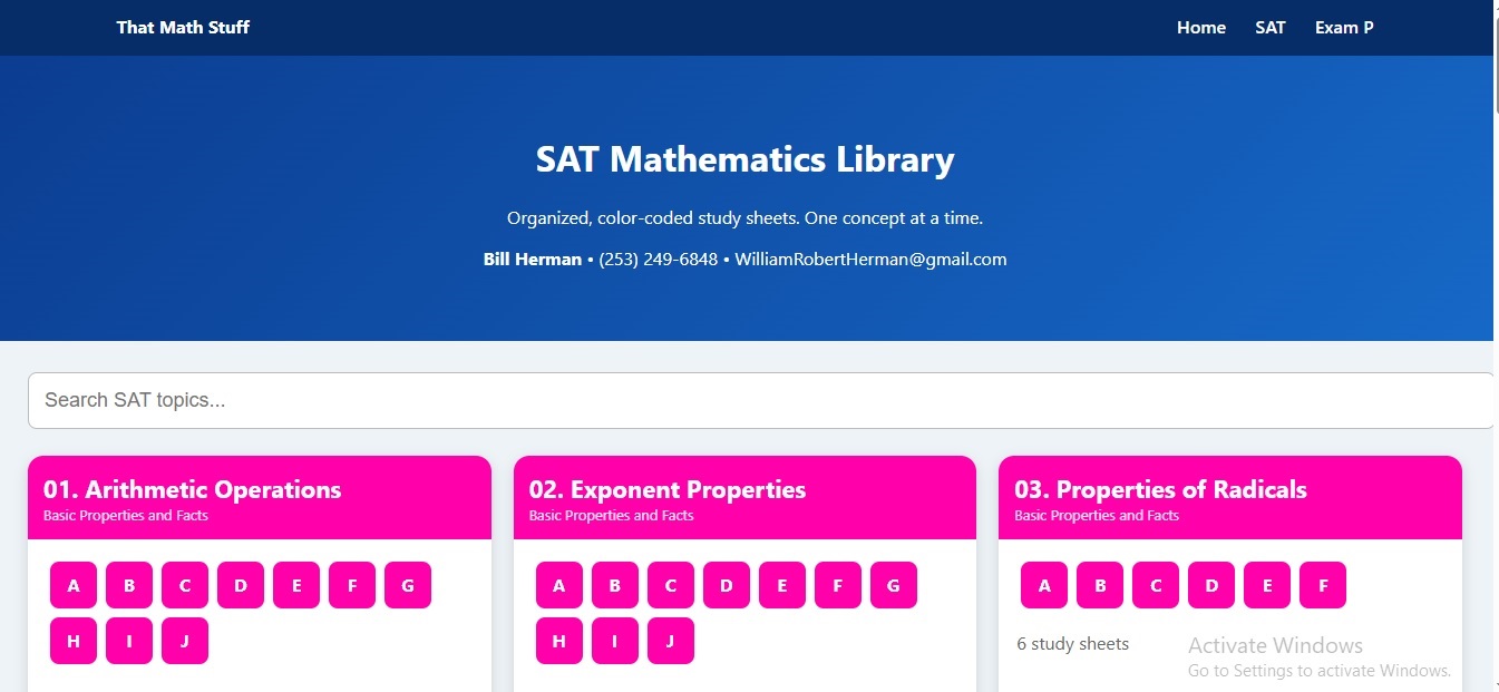SAT Preview